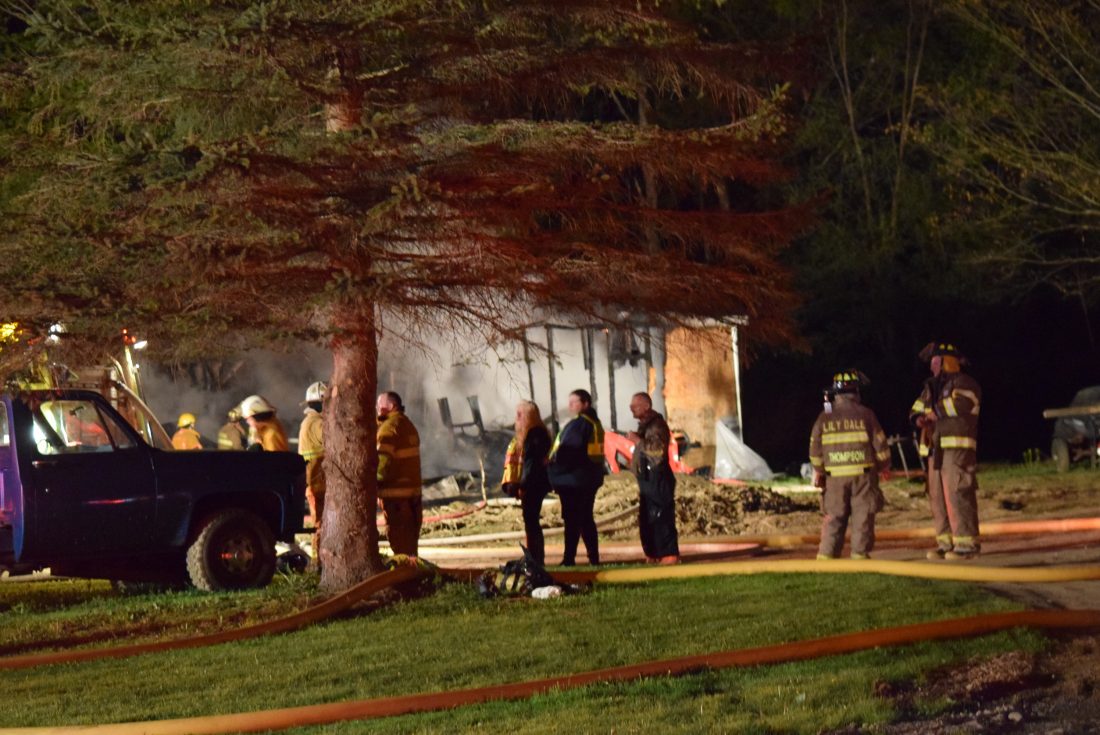 Latenight fire in Sinclairville News, Sports, Jobs Observer Today